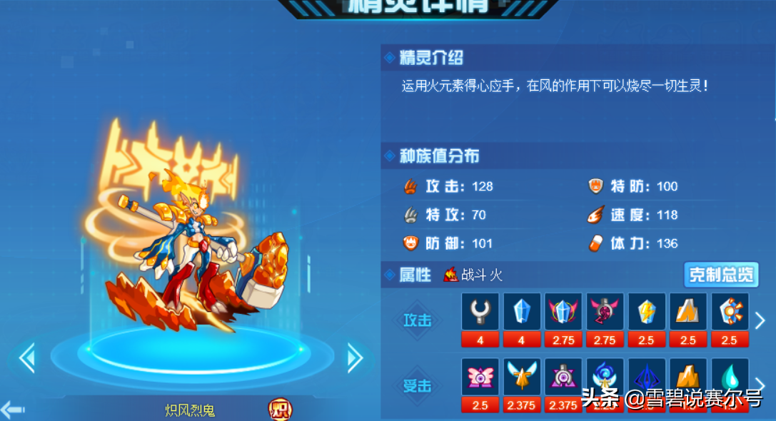 赛尔号PVE冷门盘点：T1可搭配技能石，炽风烈鬼是机械系终结者