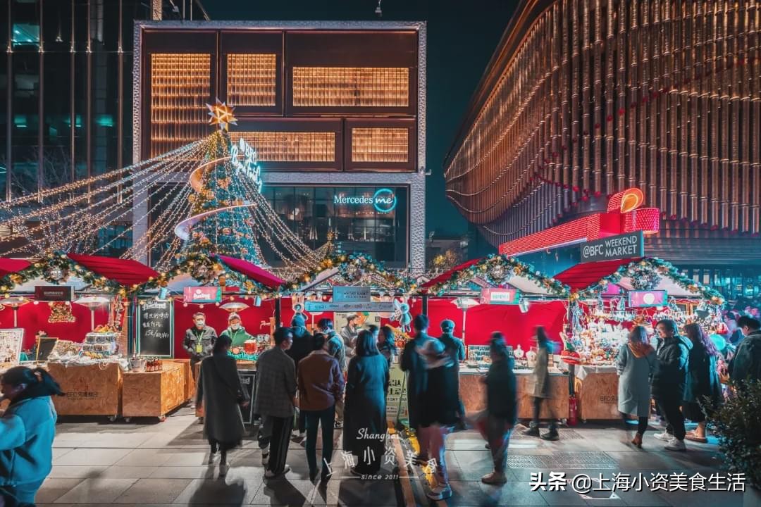 逛圣诞集市(欧洲圣诞集市闪现外滩，不排队打卡100 网红美食)