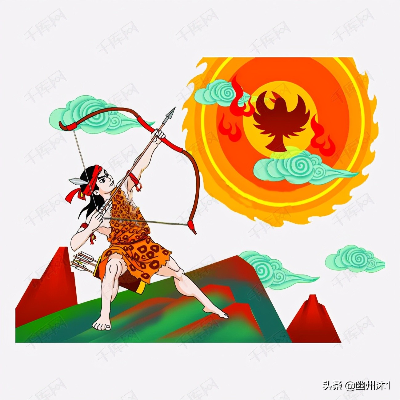 后羿射日的故事 后羿和嫦娥的神话故事-起航号