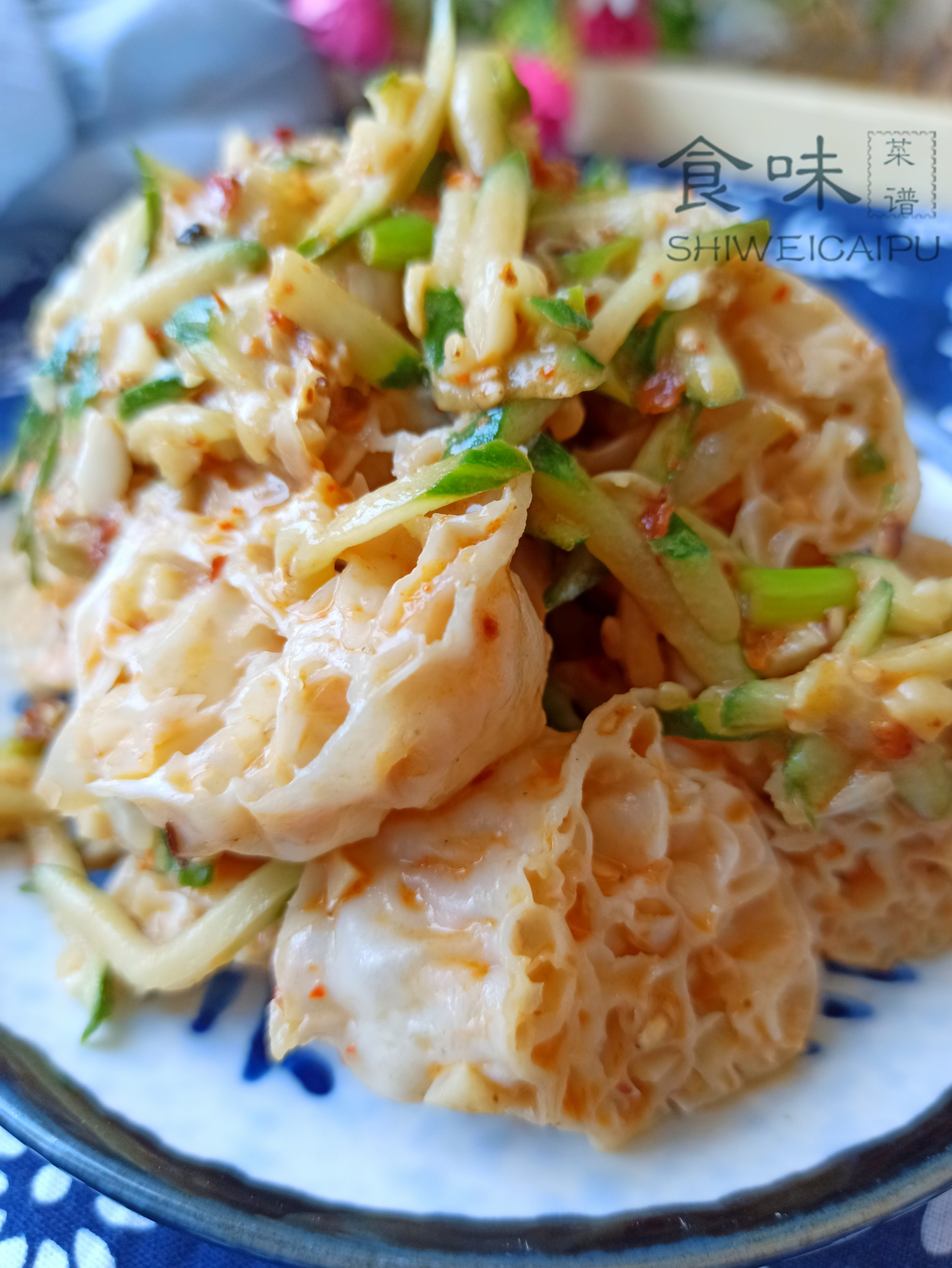 比凉皮还好吃吸汁面藕，香辣爽口，3块钱做一盆，一口一个超过瘾