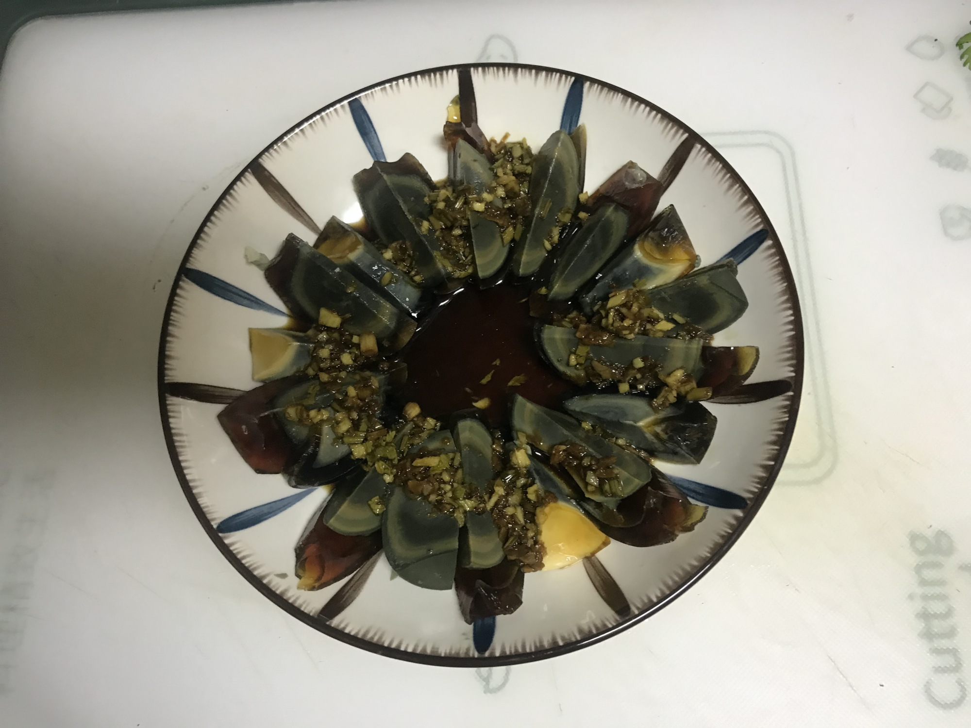 圖片[5]-【涼拌皮蛋】做法步驟圖 一切一拌即可吃 順利度夏-起舞食譜網