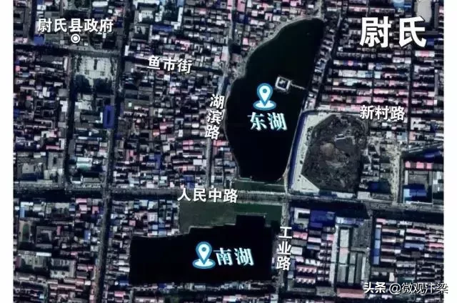 开封不愧是北方水城,所有的湖泊地图都在这了