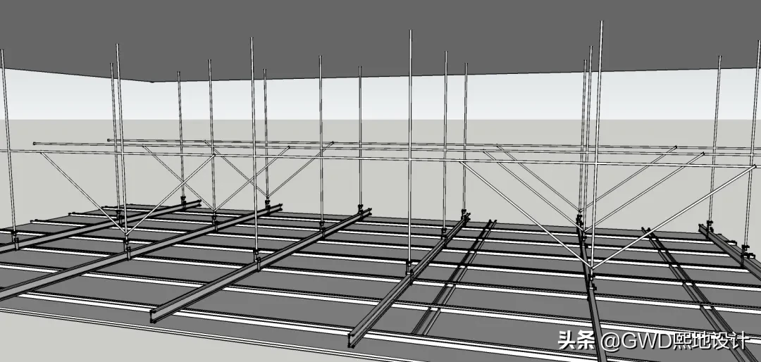 「工艺篇」吊顶结构内部的反支撑和转换层，设计师，你真的懂吗？