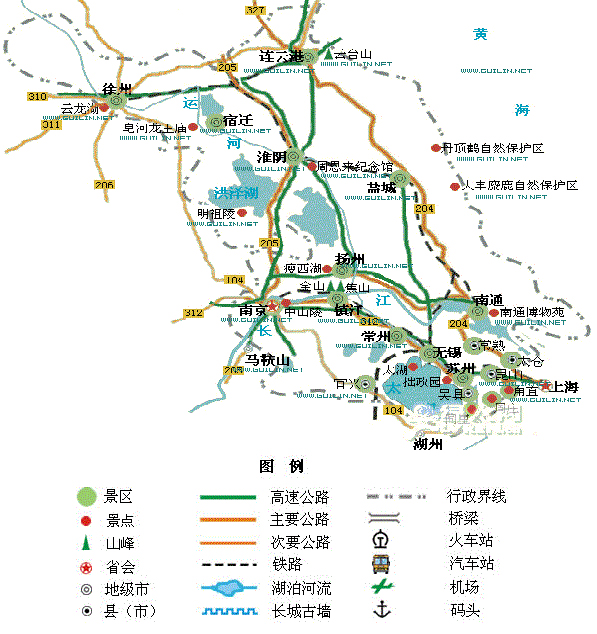 全国各省旅游景点地图大全，想去哪玩一目了然