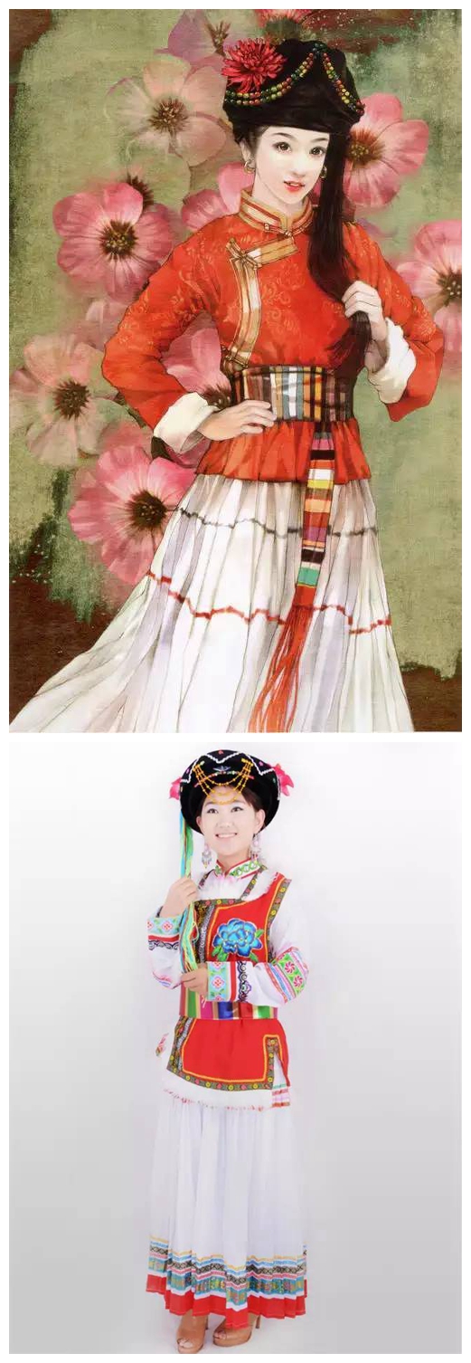 中国56个民族传统服饰大全