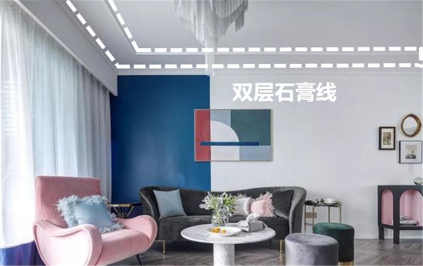 客厅别再做土丑的整体吊顶了！现在流行“去吊顶化”，美观又耐用