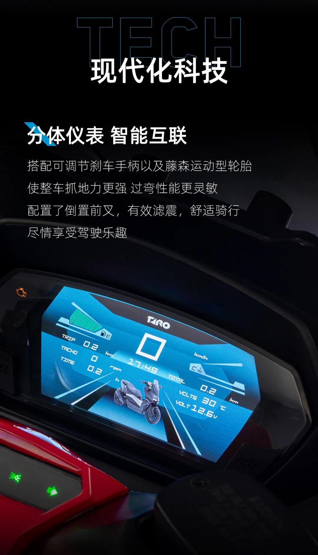 2.398万元！台荣TR400运动踏板车发布，刷新价格下限