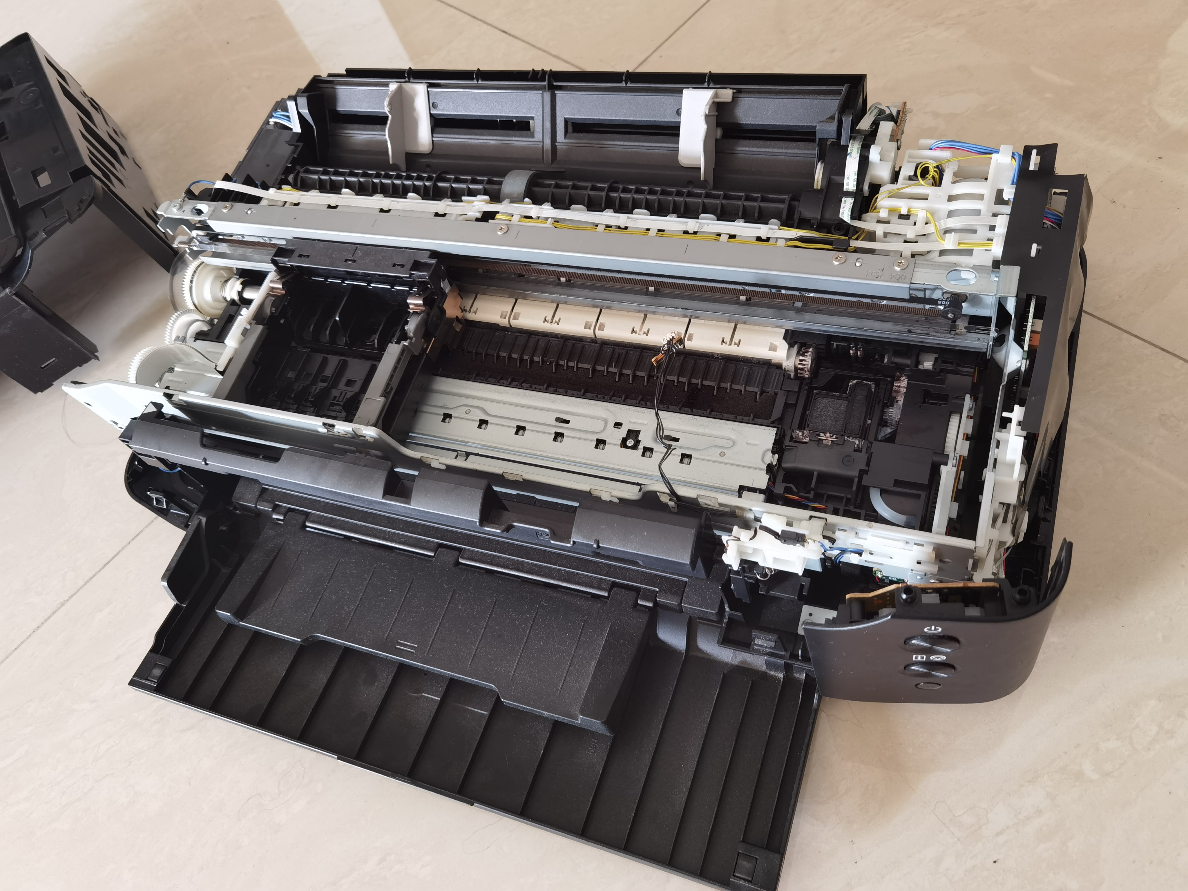 自己动手拆机维修佳能ip8780彩色喷墨打印机