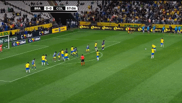 世界杯巴西对哥伦比亚内马尔（世预赛-内马尔助攻帕奎塔破门 巴西1-0哥伦比亚 12场不败提前出线）