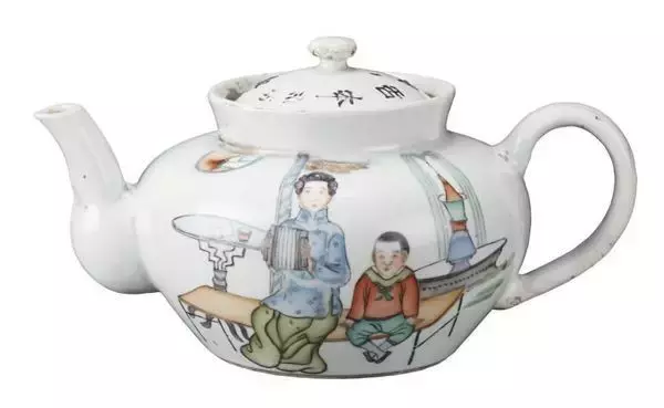 干货︱民国粉彩时装人物瓷器(好资料)