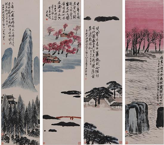 中国100名最著名画家系列-大写意国画齐白石
