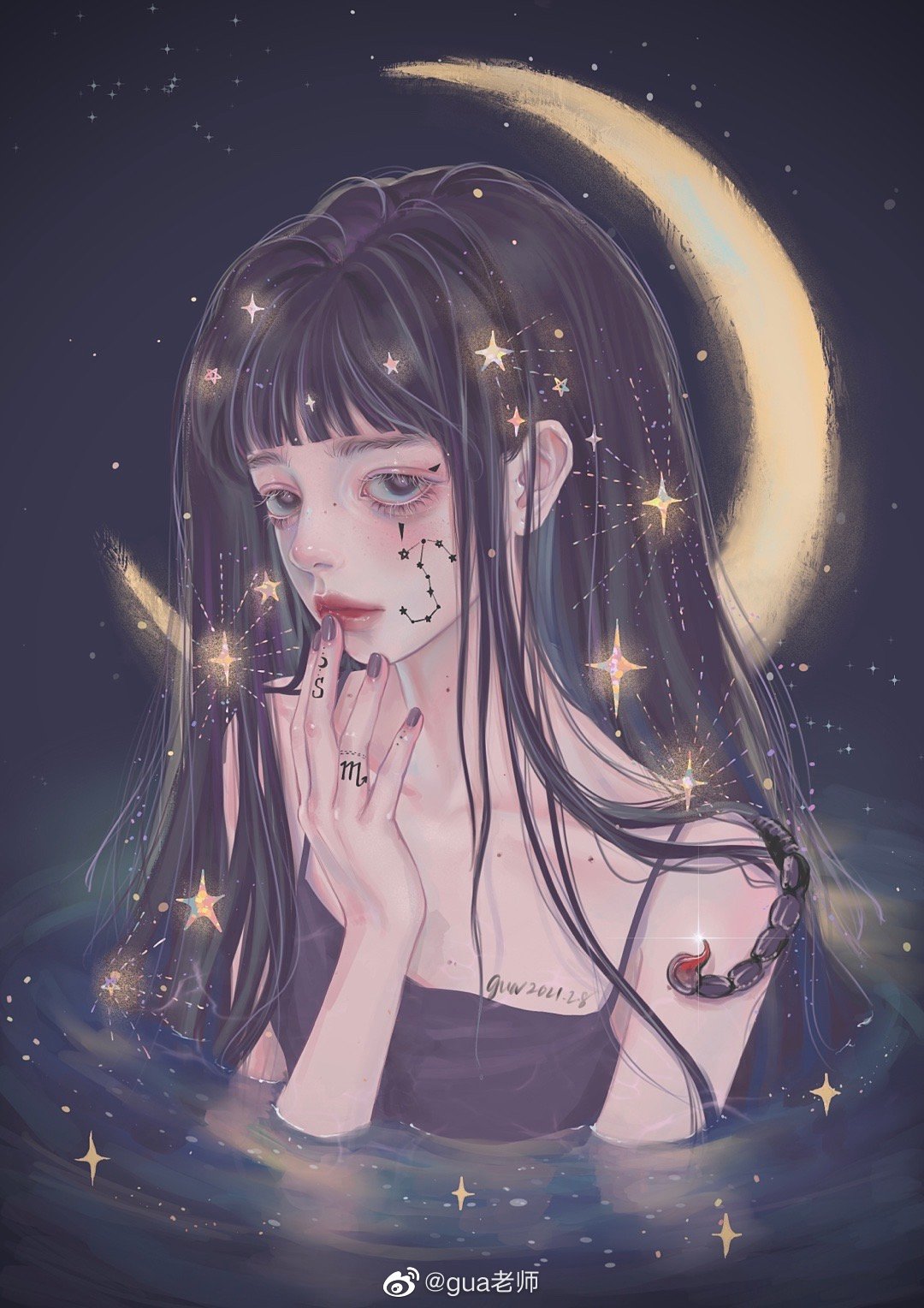 十二星座‖系列头像，美的惊心动魄！快来看看你的星座吧