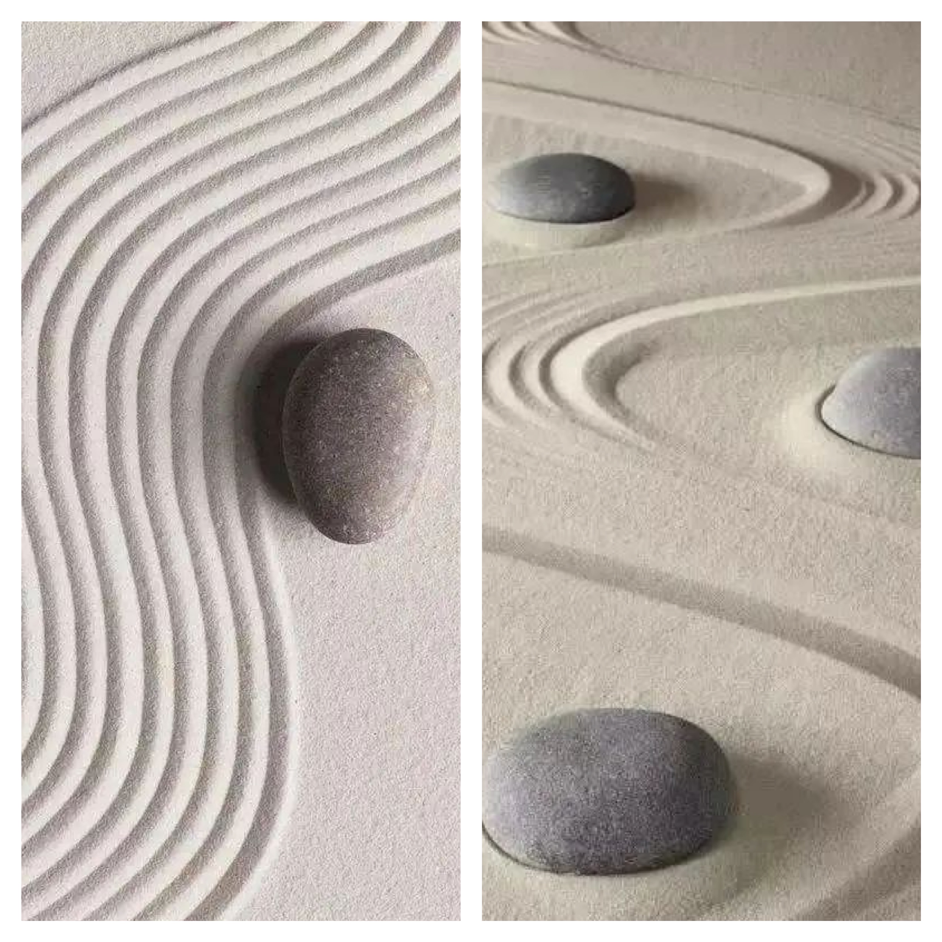 用一个「枯」字将侘寂的意境完美表达出来,日本的「枯山水」是一种"无