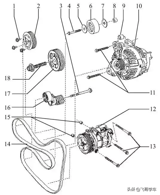 1.6L CLR/CDF 发动机部件分解