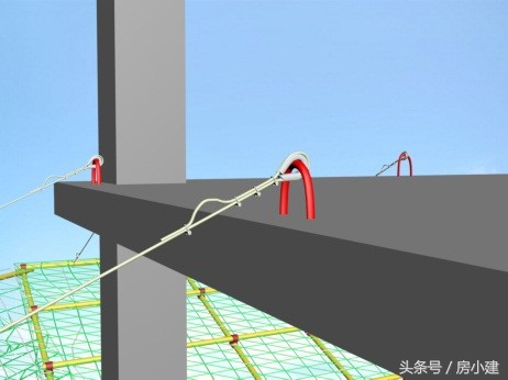 建筑工程水平挑网的施工方法及安全要求,附流程图！