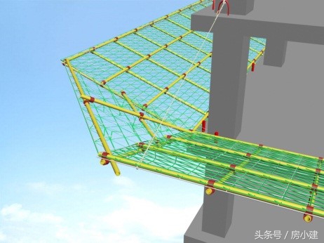 建筑工程水平挑网的施工方法及安全要求,附流程图！