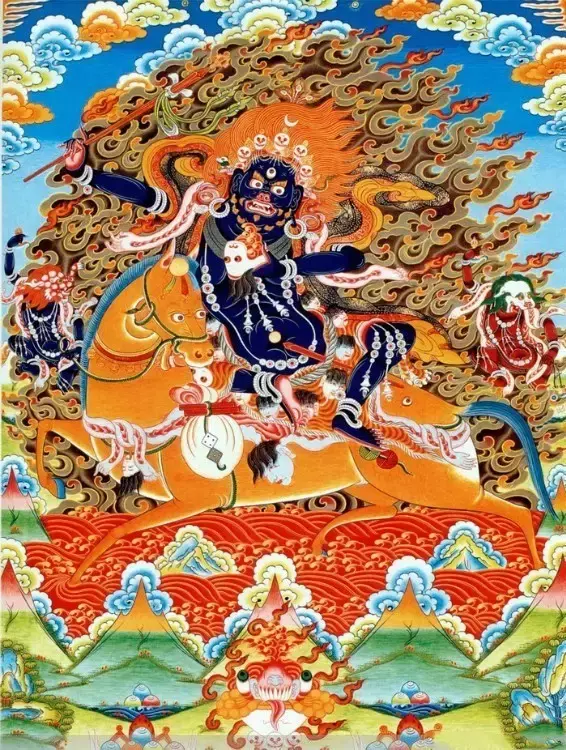 吉祥天母:女性第一女护法神,幸福与财富女神!