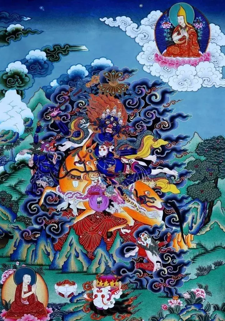 吉祥天母:女性第一女护法神,幸福与财富女神!