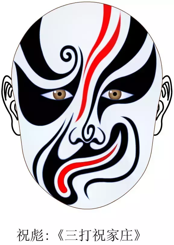 我国京剧脸谱黑色代表什么中国京剧传统脸谱资料