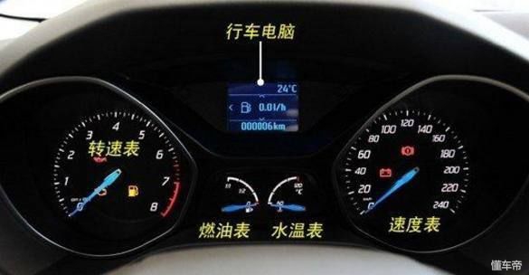 汽车仪表盘图标大全，汽车仪表盘指示灯图解！