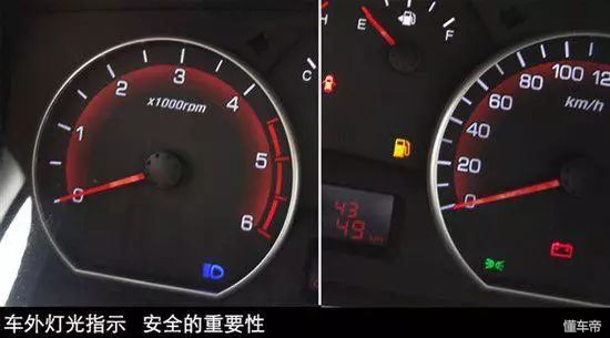 汽车仪表盘图标大全，汽车仪表盘指示灯图解！