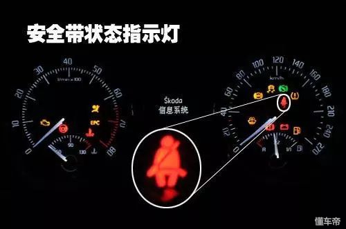 汽车仪表盘图标大全，汽车仪表盘指示灯图解！