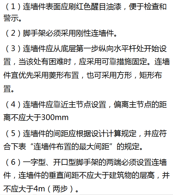 外脚手架搭设细节及要求详解