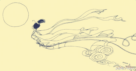 简笔画嫦娥的画法