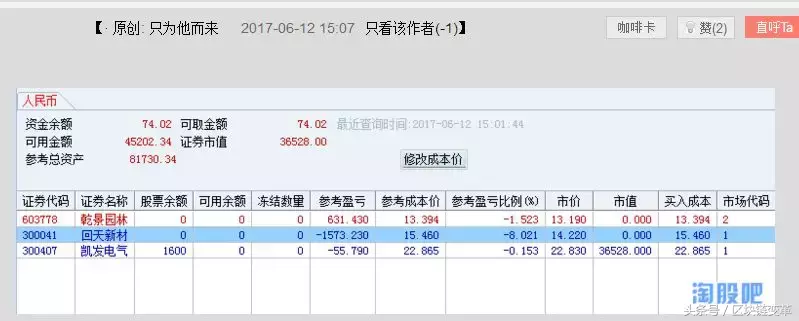 新晋大神一年88倍交割单实录