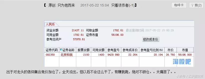 新晋大神一年88倍交割单实录