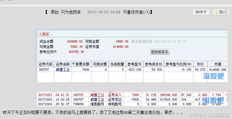 新晋大神一年88倍交割单实录