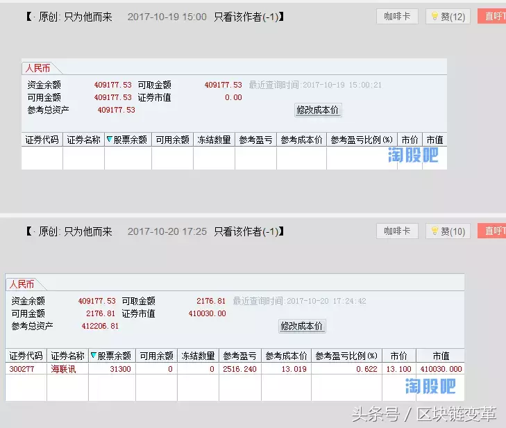 新晋大神一年88倍交割单实录