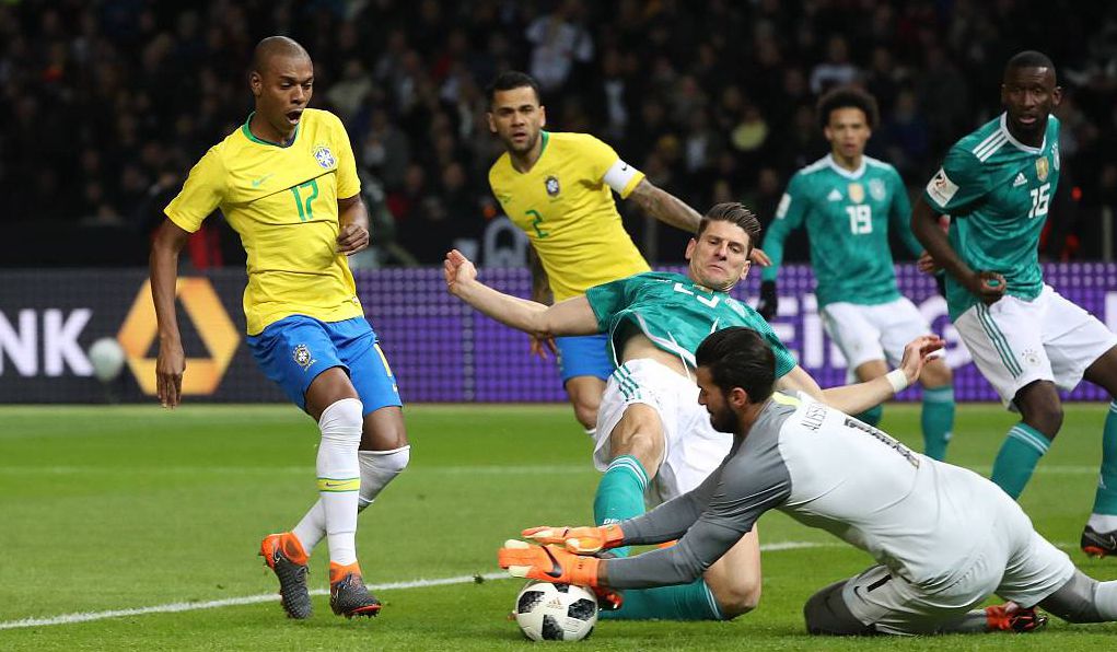 国际热身赛综述：德国0-1巴西，阿根廷1-6惨败西班牙，韩国遭绝杀