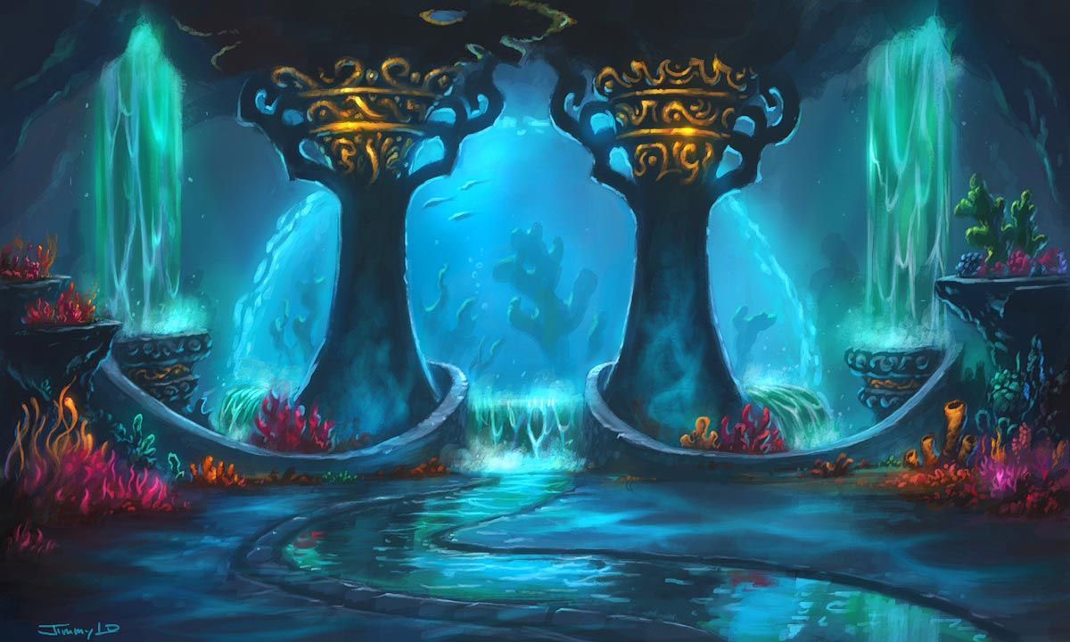 魔兽世界——非常美丽的水下世界，瓦斯琪尔