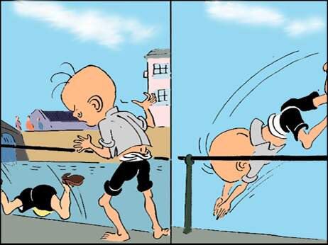 张乐平漫画经典《三毛流浪记》之二(见义勇为,新的憧憬)