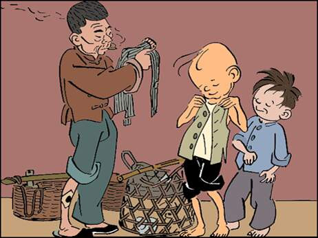 「PP连环画」张乐平漫画经典《三毛流浪记》④劳苦大众，亲如一家