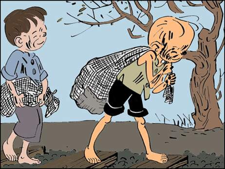 「PP连环画」张乐平漫画经典《三毛流浪记》④劳苦大众，亲如一家