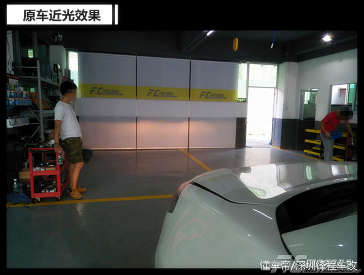 深圳布吉雷诺科雷傲为了夜间安全行车，改装海拉五透镜