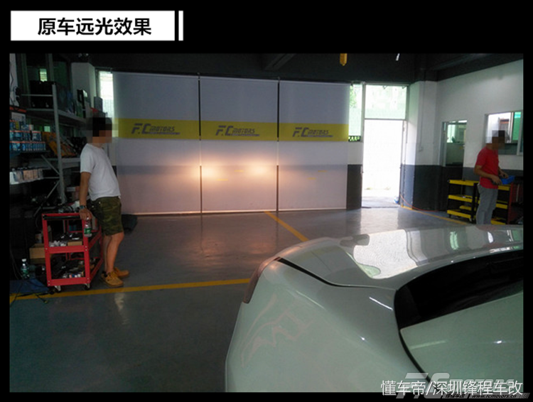 深圳布吉雷诺科雷傲为了夜间安全行车，改装海拉五透镜