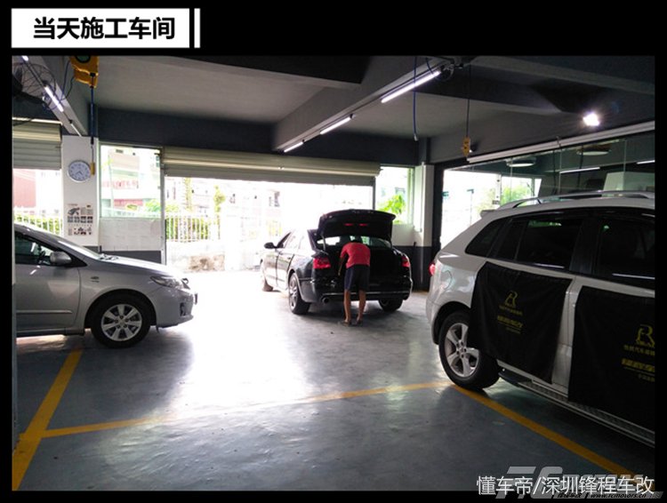 深圳布吉雷诺科雷傲为了夜间安全行车，改装海拉五透镜