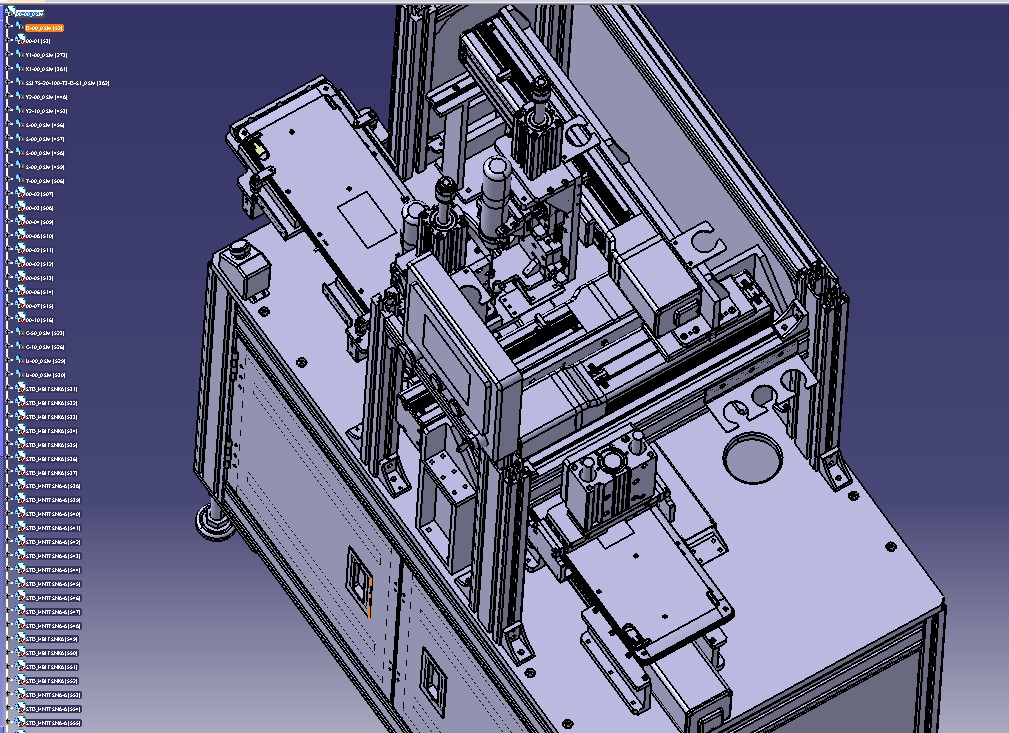 键盘锁螺丝机3D模型图纸 STP格式