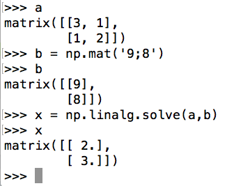python3与线性代数 秩与求方程的解