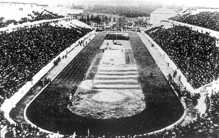 历史上的今天：1896年4月6日，第1届现代奥运会开幕