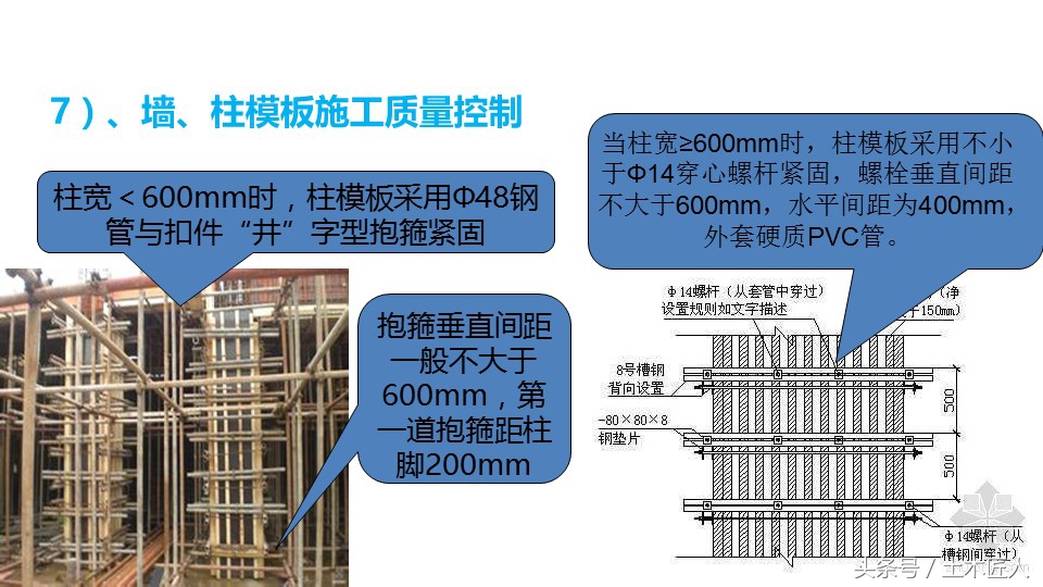 归纳总结模板种类及模板工程质量控制要点