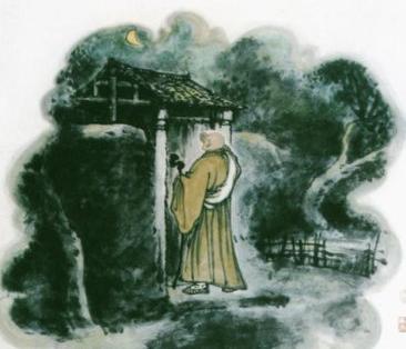 贾岛这首“推敲”小诗，道出前人所未道之境界