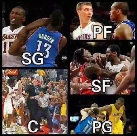 NBA谁打架最历害(NBA打架最厉害的五人，奥尼尔落榜 一人退役时全联盟都笑了)