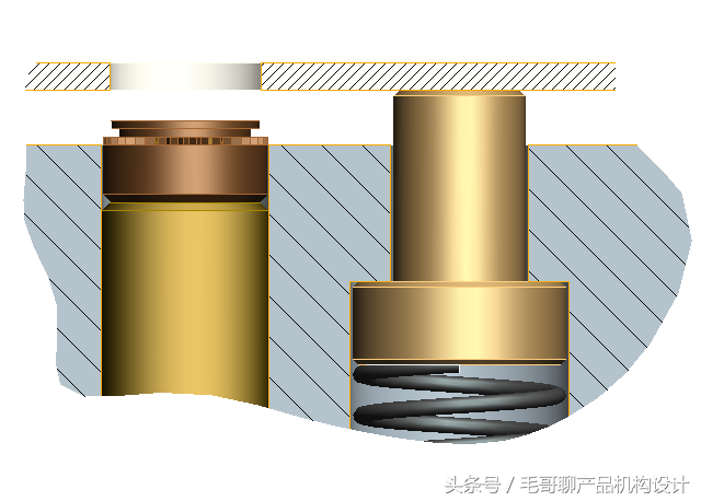 钣金零件压铆钢柱的设计方法