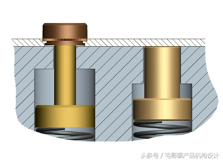 钣金零件压铆钢柱的设计方法