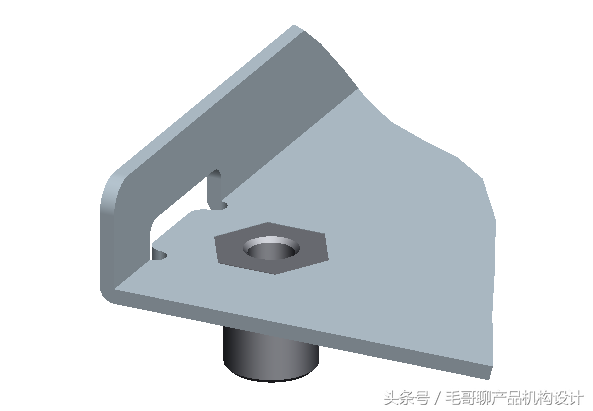 钣金零件压铆钢柱的设计方法