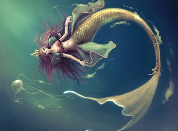 十二星座专属美人鱼,双子座摄人心魄,白羊座美的不可方物!